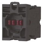 EATON INDUSTRIES - Combinazione di elemento di contatto con monitoraggio automatico M22-K01SMC10, adattatore per montaggio M22-A e attuatore sicurezza 2NC M22-AFK03SMC10.