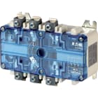EATON INDUSTRIES - Sezionatore di potenza DMV 160A 3 poli con funzione di arresto opzionale e morsetto a tunnel, senza maniglia rotativa e albero di trasmissione.
