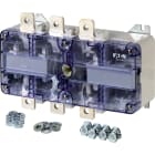 EATON INDUSTRIES - Sezionatore di potenza DMV 1000A 3 poli con funzione di arresto opzionale, senza maniglia rotativa e albero di trasmissione.