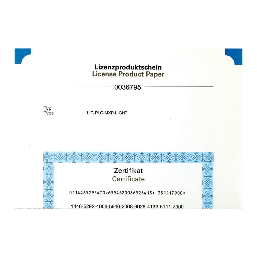 EATON INDUSTRIES - LIC-PLC-A LICENZA PLC XV300