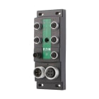 EATON INDUSTRIES - Modulo blocco SWD, ingresso/uscita IP69K, 24 VDC, 8 uscite separate, 4 boccole I/O M12.