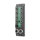 EATON INDUSTRIES - Modulo blocco SWD, ingresso/uscita IP69K, 24 VDC, 16 uscite separate, 8 boccole I/O M12.