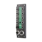 EATON INDUSTRIES - Modulo blocco SWD, ingresso/uscita IP69K, 24 VDC, 16 uscite separate, 8 boccole I/O M12.