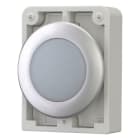 EATON INDUSTRIES - Indicatore luminoso RMQ-Titan piatto bianco Ghiera frontale in metallo 30MM SPIA M30C-FL-W