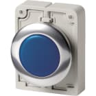 EATON INDUSTRIES - Indicatore luminoso RMQ-Titan piatto azzurro dicitura speciale Ghiera frontale in metallo M30C-FL-B-* SPIA 30MM BLU PERSON.