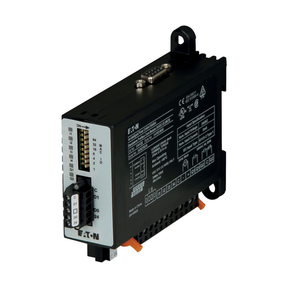 EATON INDUSTRIES - Adattatore di comunicazione PROFIBUS DP per softstarter S811+, alimentazione 24 V DC.