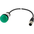 EATON INDUSTRIES - C22-L-G-24-P1 SPIA VERDE 24V, 0,2M, M12
