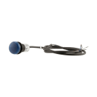 EATON INDUSTRIES - Indicatore luminoso piatto con cavo nero estremità aperta 4 poli 1 m lente blu LED azzurro 24 V AC/DC C22-L-B-24-P62 SPIA BLU 24V 1M SENZA CO.