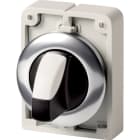 EATON INDUSTRIES - Interruttore di commutazione 30MM 4 posizioni con maniglia permanente Ghiera frontale in metallo RMQ-Titan SELETT. M30C-FWRK4 ST.
