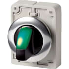 EATON INDUSTRIES - M30C-FWLK-G Selettore Luminoso 30mm Verde 2 Pezzi - Da fornire successivamente.
