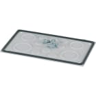 EATON INDUSTRIES - Piastra flangiata IP66 metallo 2xM50/M40 2xM40/M32 9xM20 F3A-XP-M50/40 flangia F3A pretr.