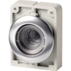 EATON INDUSTRIES - Pulsante luminoso RMQ-Titan piatto stabile anello frontale acciaio inossidabile M30I-FDRL-X D30 filo neu.