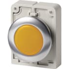 EATON INDUSTRIES - Indicatore luminoso RMQ-Titan piatto giallo con anello anteriore in acciaio inossidabile M30I-FL-Y SPIA D30 A FILO GIAL.