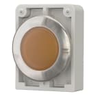 EATON INDUSTRIES - Indicatore luminoso RMQ-Titan piatto arancione Anello anteriore acciaio inossidabile M30I-FL-A SPIA D30 A FILO AMBRA.