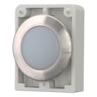 EATON INDUSTRIES - Indicatore luminoso RMQ-Titan piatto bianco Anello anteriore acciaio inossidabile M30I-FL-W SPIA D30 A FILO BIAN