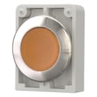 EATON INDUSTRIES - Pulsante luminoso RMQ-Titan piatto arancione senza scritta Anello frontale in acciaio inossidabile M30I-FDL-A D30 FILO AMBRA