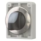 EATON INDUSTRIES - Selettore luminoso RMQ-Titan con maniglia permanente 3 posizioni bianco Anello anteriore in acciaio inossidabile M30I-FWRLK3-W SEL LUM D30 A FILO BIAN 3