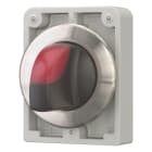 EATON INDUSTRIES - Sel Luminoso RMQ-Titan con Maniglia Permanente 2 Posizioni Rosso Anello Anteriore Acciaio Inossidabile M30I-FWRLK-R D30 A Filo 2P