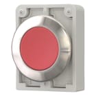 EATON INDUSTRIES - Pulsante RMQ-Titan piatto ad impulso rosso senza scritta Anello anteriore in acciaio inossidabile M30I-FD-R D30 A FILO ROSSO.