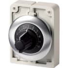 EATON INDUSTRIES - Potenziometro a filo M30 D30 30,5mm R 2,2k P 0,5W anello anteriore acciaio inossidabile.