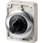 EATON INDUSTRIES - Potenziometro a filo pannello M30 D30 30,5 mm R 10k P 0,5 W anello anteriore in acciaio inossidabile.
