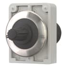 EATON INDUSTRIES - Potenziometro a filo M30 30,5 mm R 1 k? P 0,5 W anello anteriore in acciaio inossidabile D30 A FILO 1K