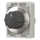 EATON INDUSTRIES - Interruttore commutazione RMQ-Titan, testina rotante permanente 4 posizioni, dicitura, anello anteriore acciaio inossidabile M30I-FWR4 SELETT. D30 A FILO 4POS PULS S.