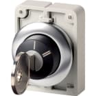 EATON INDUSTRIES - M30i-FWRS-X95 attuatore a chiave D30 a filo pannello ritentivo 2 posizioni estraibilità ghiera frontale acciaio inox.