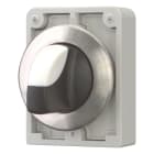 EATON INDUSTRIES - Interruttore commutazione RMQ-Titan, maniglia impulso, 3 posizioni, Anello anteriore acciaio inossidabile M30I-FWK3 SELETT. D30 A FILO 3 POS MAN.