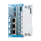 EATON INDUSTRIES - PLC modulare XC303, di piccole dimensioni, CODESYS 3 programmabile, slot SD, USB, 3 porte Ethernet, 2 CAN, RS485, 4 ingressi/uscite digitali.