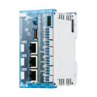 EATON INDUSTRIES - PLC modulare XC303, di piccole dimensioni, CODESYS 3 programmabile, slot SD, USB, 3 porte Ethernet, 2 CAN, RS485, 4 ingressi/uscite digitali.