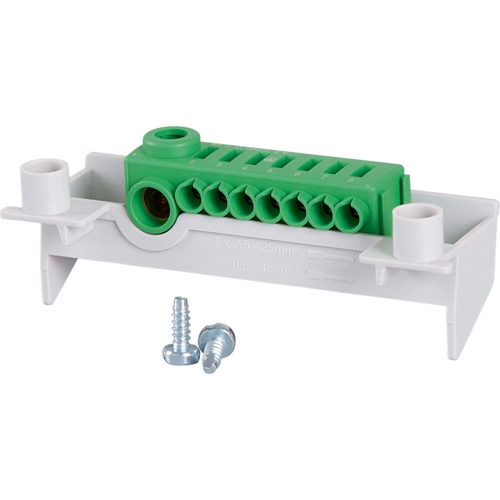 EATON INDUSTRIES - KSK morsetto combinato a innesto montato su supporto Ci PE terra di protezione KSK-1PE-CI.