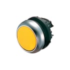 EATON INDUSTRIES - Pulsante luminoso RMQ-Titan annegato ad impulso sigillato non amovibile giallo senza scritta ghiera frontale colore titanio M22-DL-Y-SP filo.