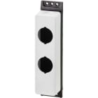EATON INDUSTRIES - Custodia per montaggio sporgente, materiale isolante, viti in acciaio di alta qualità, 2 posizioni, 2x30,5, M30-FI2 Custodia Flat 2Fori D30.