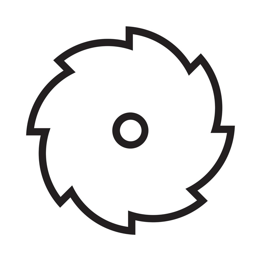 EATON INDUSTRIES - Lente per pulsante luminoso M22-XDL-W-X47 simbolo lama per sega.