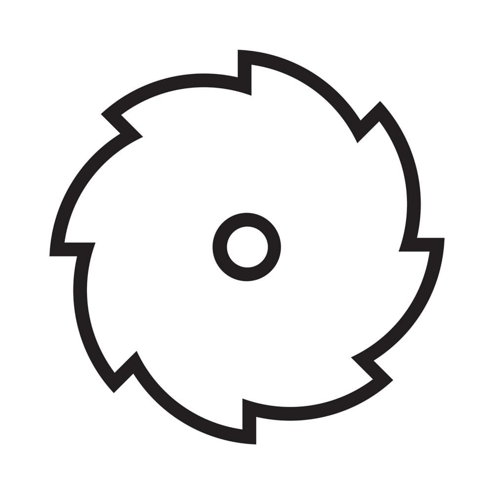 EATON INDUSTRIES - Lente per pulsante luminoso M22-XDL-W-X47 simbolo lama per sega.