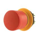 EATON INDUSTRIES - Pulsante d'emergenza/off RMQ-Titan, fungo 30 mm, Non illuminato, Sblocco trazione, rosso/giallo, M22-PV30 Small E-Stop D.22 Traz.