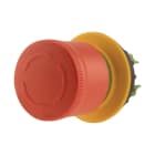 EATON INDUSTRIES - Pulsante d'emergenza/off RMQ-Titan fungo 30 mm non illuminato sblocco rotazione rosso giallo M22-PVT30 SMALL E-STOP D.22 ROT. 197536
