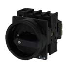 EATON INDUSTRIES - Interruttore generale P1 da incasso 40 A 3 poli 1 NA 1 NC funzione di arresto con maniglia rotativa e corona di blocco nere bloccabile in posizione P1-40/EA/SVB-SW/HI11 SEZ3X40A 1NA+1NC.