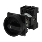 EATON INDUSTRIES - Interruttore generale P1 40 A a comando rinviato 3 poli funzione di arresto con maniglia rotativa e corona di blocco nere bloccabile in posizio P1-40/V/SVB-SW SEZ POT 3P COM.RINV.INT.G