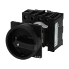 EATON INDUSTRIES - Interruttore generale P1 40 A a comando rinviato 3 poli + N 1 NA 1 NC funzione di arresto con maniglia rotativa e corona di blocco nere blocc SEZ 3P+NX40A 1NA+1 HI11 SW SVB
