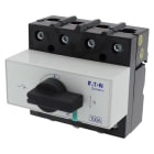 EATON INDUSTRIES - Sezionatore DMM 100A 3P+N con maniglia rotativa nera e albero di comando, collegamento verticale SD.