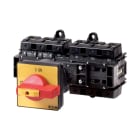EATON INDUSTRIES - Interruttore generale T6 160A a comando rinviato 6 Unità costruttiva/e 6 poli 1 NA 1 NC Funzione di arresto d'emergenza con maniglia rotativ.