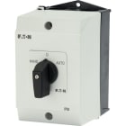 EATON INDUSTRIES - Commutatore T0 20A in custodia 3 Unità costruttiva Contatti 6 45° permanente con posizione 0 HAND-0-AUTO numero di progettazione 15433/I1.