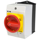 EATON INDUSTRIES - Interruttore generale T0 20 A in custodia 3 Unità costruttiva/e 3 poli + N 1 NA 1 NC Funzione di arresto d'emergenza con maniglia rotativa ro SVB COMM A CAMME.