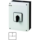 EATON INDUSTRIES - Commutatore T5 100A in custodia 4 Unità costruttiva/e Contatti 8 90° permanente con posizione 0 1-0-2 numero di progettazione 8294 I5 COMMUTATORE A CAMME