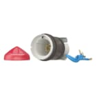 EATON INDUSTRIES - Indicatore luminoso conico rosso BA9S.