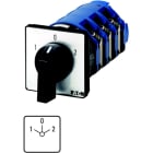 EATON INDUSTRIES - Commutatore T6 150A a incasso 3 Unità costruttive Contatti 9 60° permanente posizione 0 1-0-2 progettazione 821 COMM.CAMME T6-3-8212/E/HI12 3P +3A