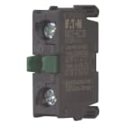 EATON INDUSTRIES - Elemento di contatto a vite per custodia, Morsetti a bullone, Fissaggio in custodia, 1 NA, 24 V 3 A, 220 V 230 V 240 V 6 A.