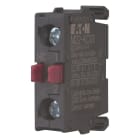 EATON INDUSTRIES - Elemento di contatto a bullone, Fissaggio in custodia, 1 NC, 24 V 3 A, 220-240 V 6 A, M22-KC01.
